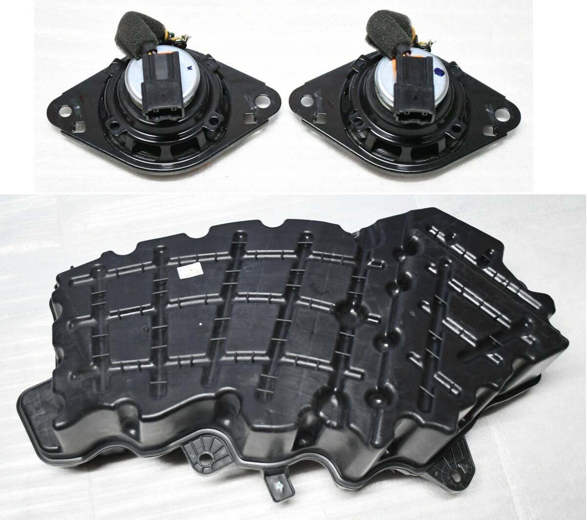 ②60系 ハリアー AVU60W/AVU65W 前期 純正 JBL スピーカー/ウーファー/カバー 8点セット_画像6