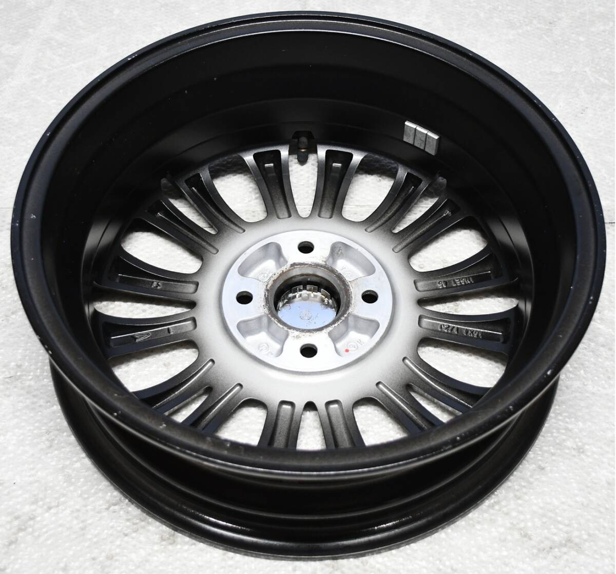 ②ダイハツ LA650 タントカスタム RS 純正 15インチ 4.5J 4穴 PCD100 +45 ブラポリ 1本のみ ムーヴ_画像7