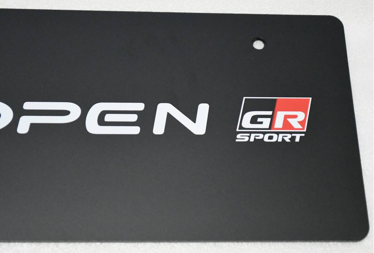 【正規品】新品 コペン GR スポーツ 非売品 ナンバープレート 化粧プレート 展示 マスコットプレート COPEN トヨタ SPORT ダイハツ_画像4