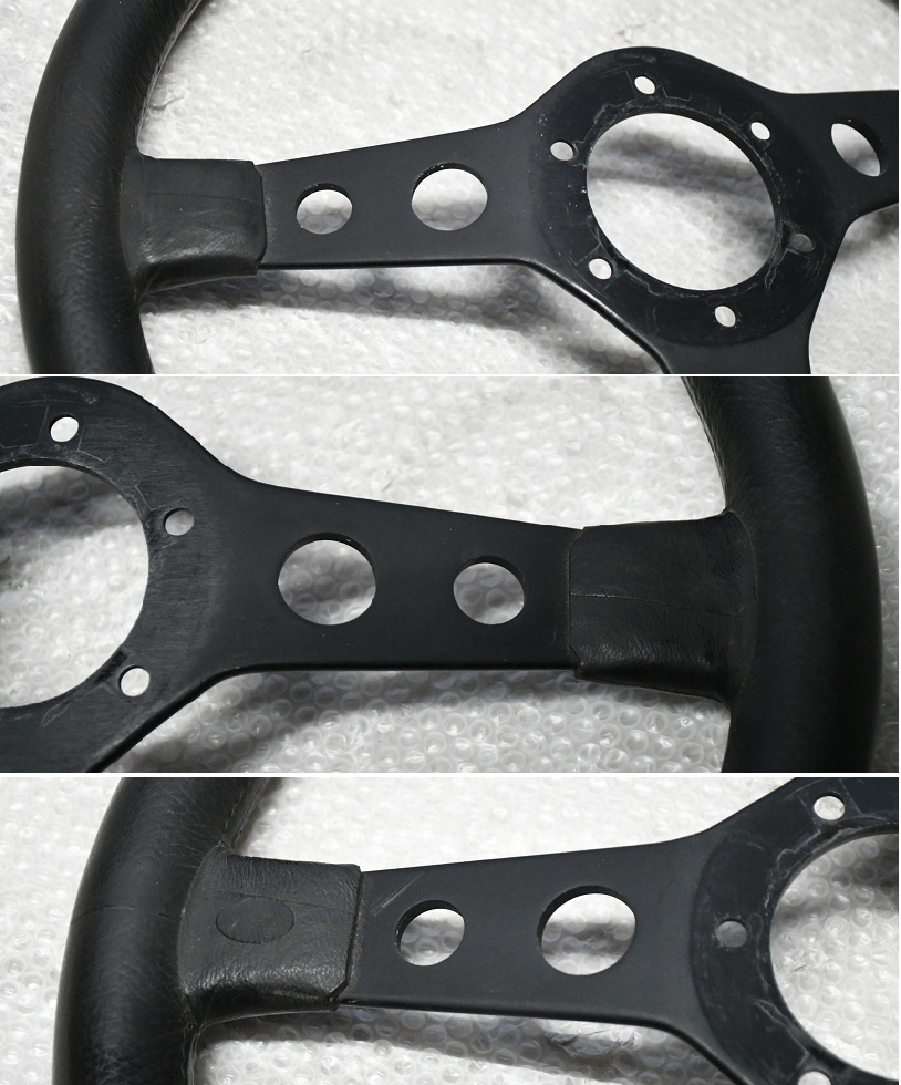 希少 EVA RIGEL ステアリング 350mm 当時物 旧車 シャコタン 35φ_画像10