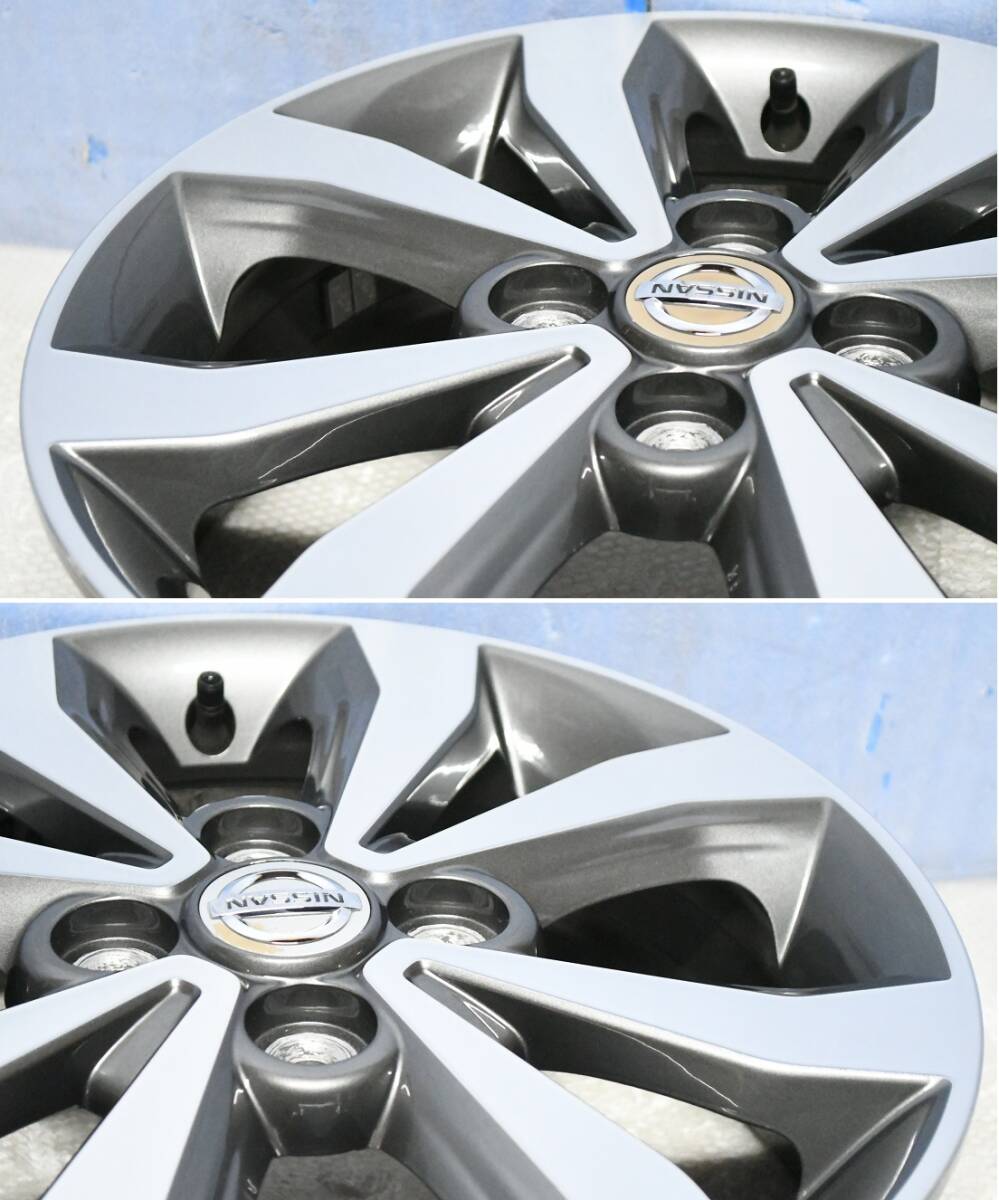 日産 デイズ ルークス ハイウェイスター 純正 15インチ 4.5J 4H-100 +46 4本 オッティ 三菱 EKワゴン EKスペース_画像6