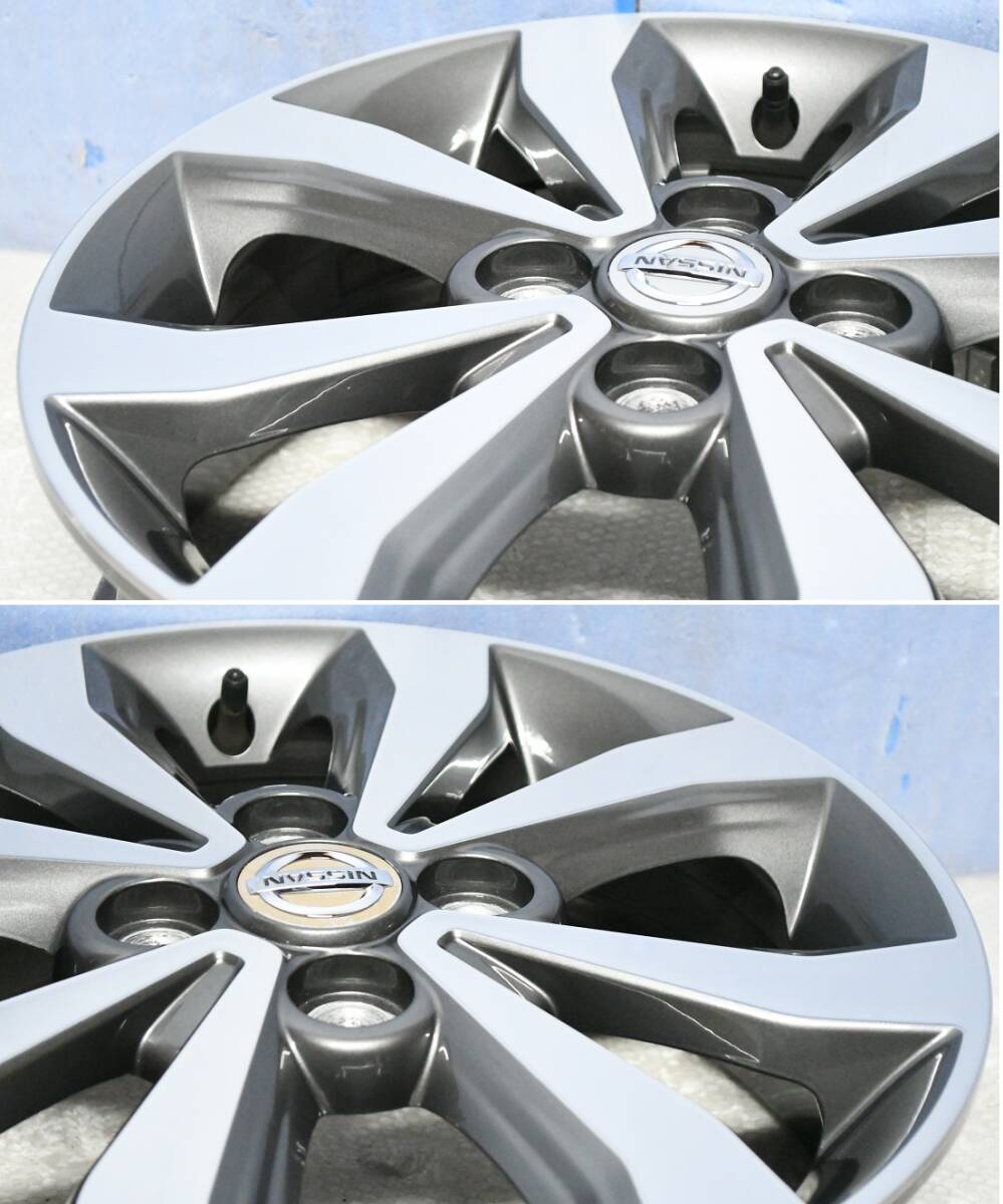 日産 デイズ ルークス ハイウェイスター 純正 15インチ 4.5J 4H-100 +46 4本 オッティ 三菱 EKワゴン EKスペース_画像5
