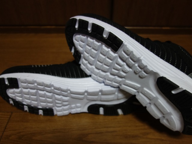 展示品★おたふく手袋 JW-395★25.5cm ブラック×グレー★ニットワークシューズ _画像3