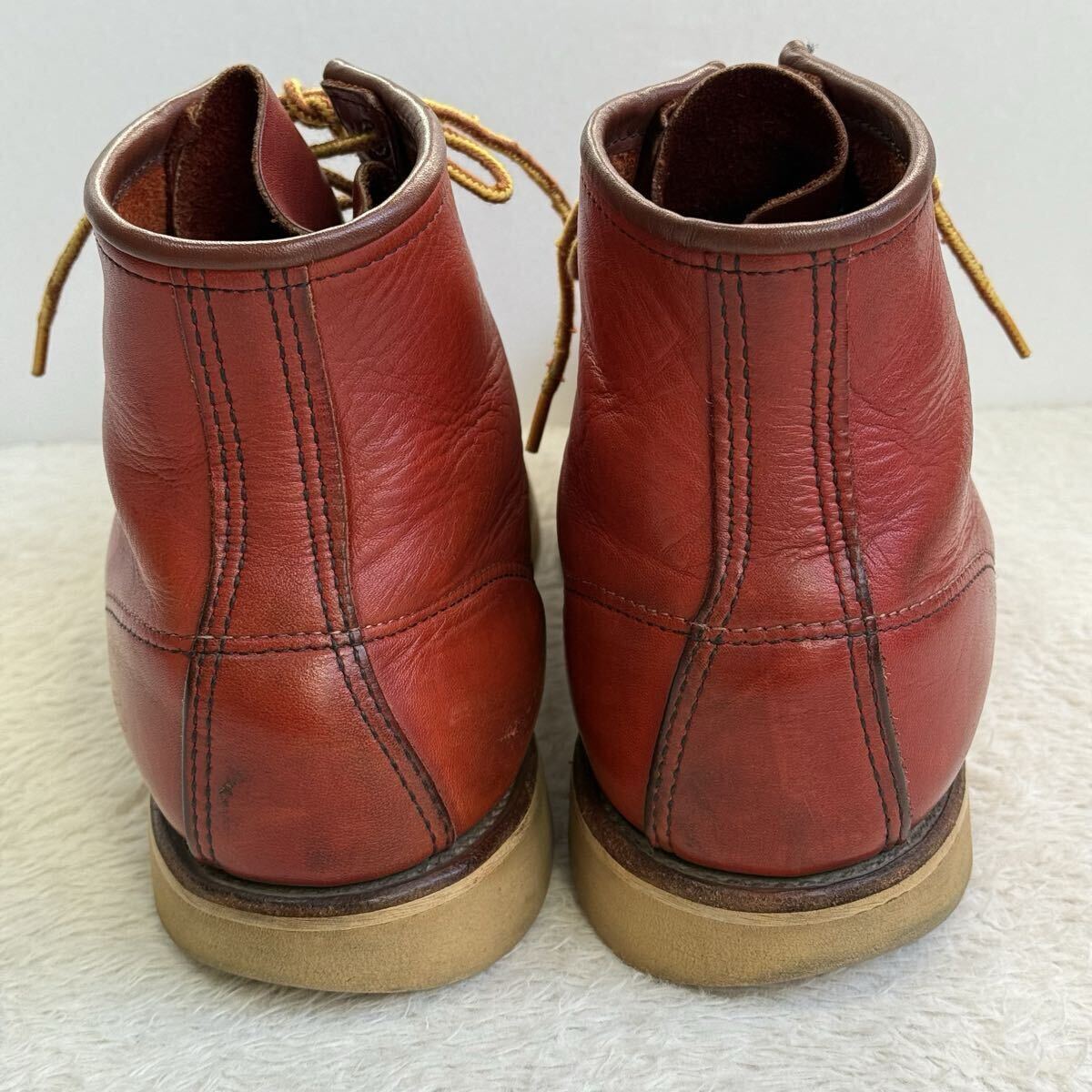 希少 90s RED WING 875 半円犬タグ Irish Setter 8.5E 26.5cm ビンテージ レッドウィング 875 緑タグ オロラセット ビンテージ_画像5
