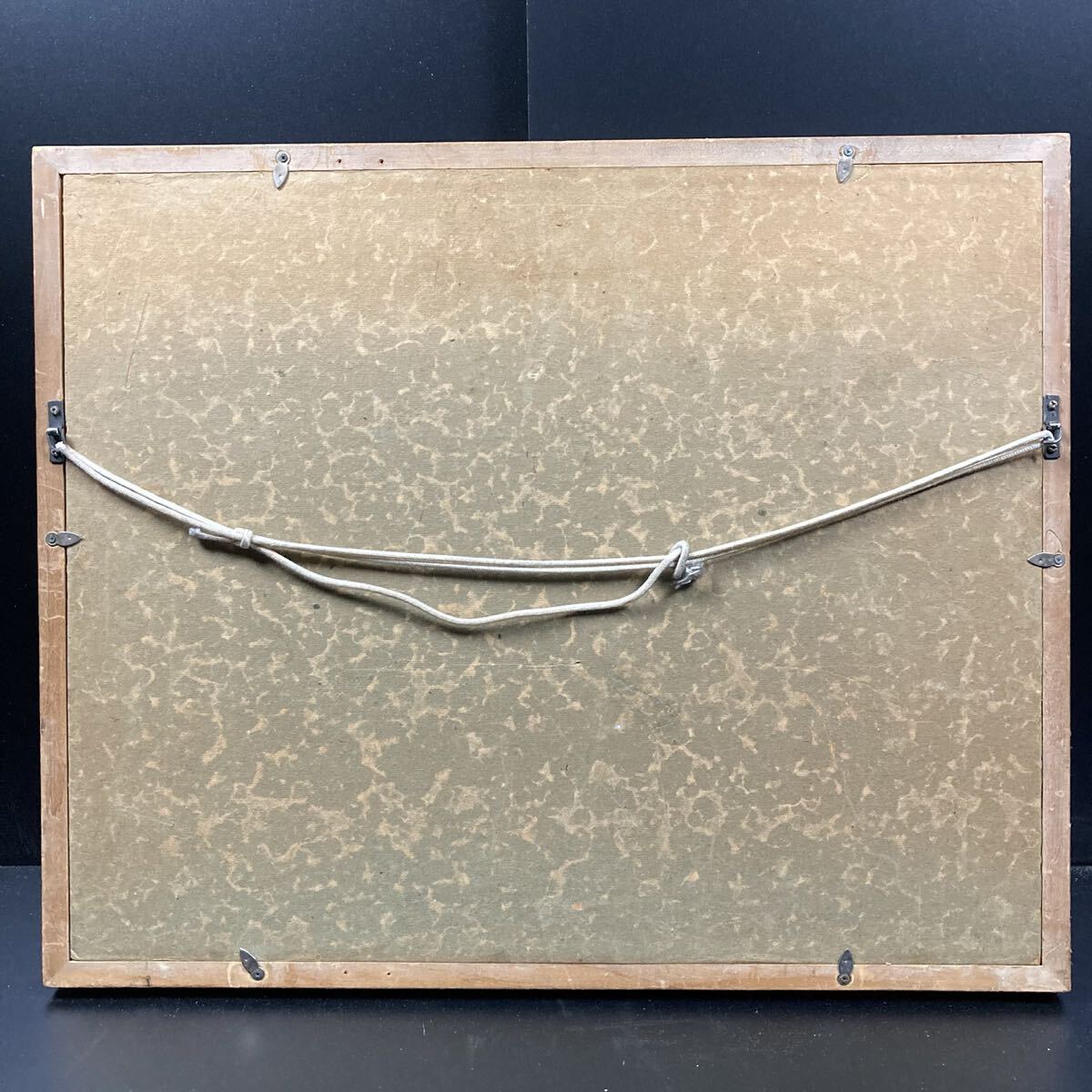 。壷々● 真作 井口由多可「塔の見える風景(ブルージュ)」 肉筆油彩4号 [F12]とし_画像5