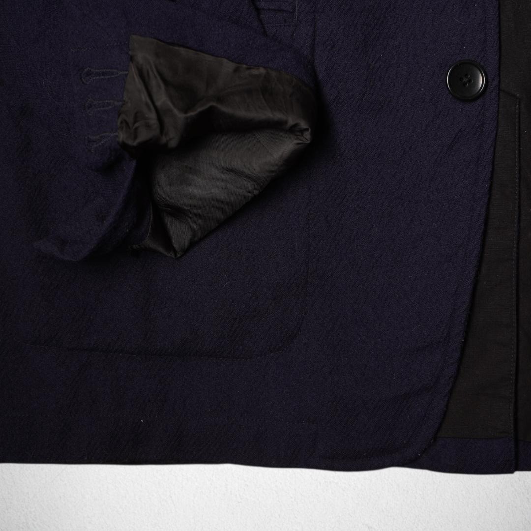 J91ね＠ 1スタ MENHOLD EXCE メンズ 上品 おしゃれ テーラードジャケット M ネイビー _画像5
