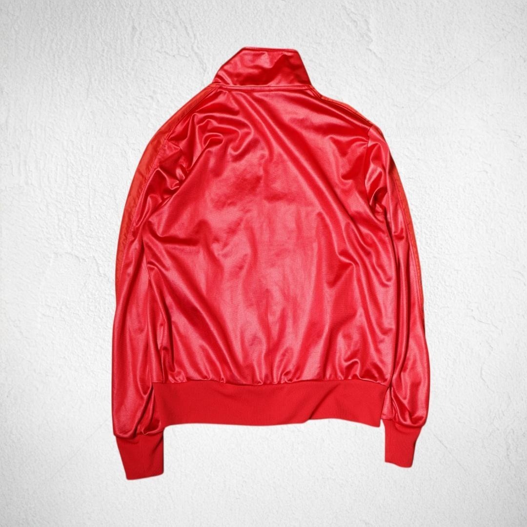YJ111ね＠ 1スタ PUMA メンズ スポーティ おしゃれ トラックジャケット M レッド 秋冬 ジャージ 90s 古着 _画像2