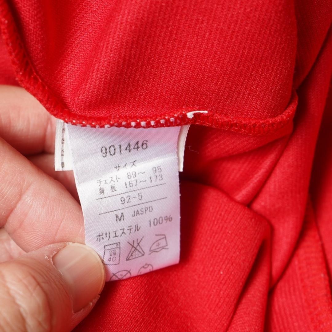 YJ111ね＠ 1スタ PUMA メンズ スポーティ おしゃれ トラックジャケット M レッド 秋冬 ジャージ 90s 古着 _画像3