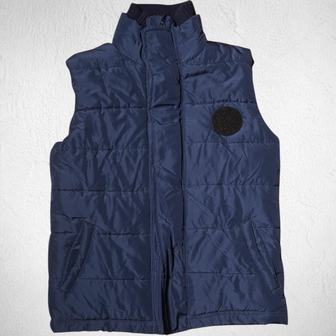 J16さ＠ 1スタ Blue Impulse メンズ おしゃれ ロゴ刺繍入り中綿ベスト M ネイビー 秋冬 ブルーインパルス　自衛隊 航空自衛隊_画像3