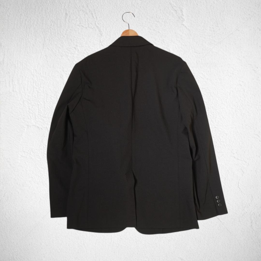 J192ね＠ 1スタ ユニクロ メンズ おしゃれ 感動ジャケット M ブラック 黒 UNIQLO 名作_画像3