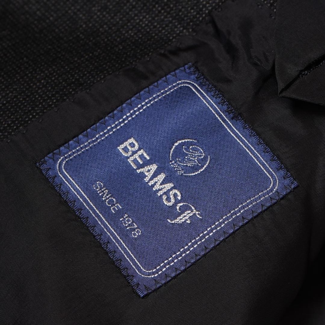 J195ね@ 1スタ BEAMS F ウール ビームス メンズ おしゃれ テーラードジャケット M グレー 3ボタン テーラードジャケット グレー_画像5