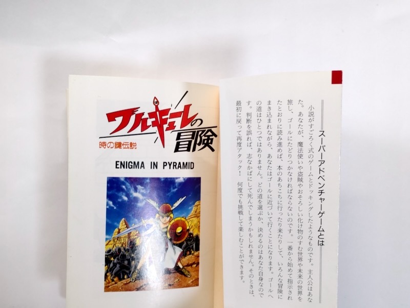 【ワルキューレの冒険2】ピラミッドの謎 スーパーアドベンチャーゲーム 初版/本田成二 米田仁士 松崎貢_画像5