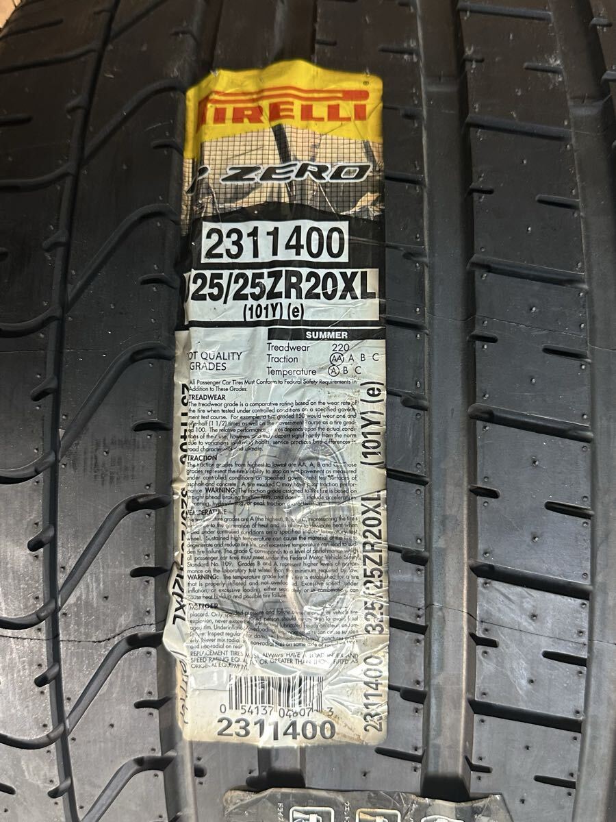 【新品未使用】【2本組】《ピレリ》P ZERO ウルトラハイパフォーマンス 325/25R20_画像3