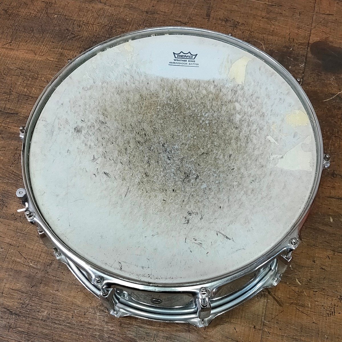 Peal パール Steel Shell スチールシェル スネアドラム 打楽器 102804/SR21M_画像2