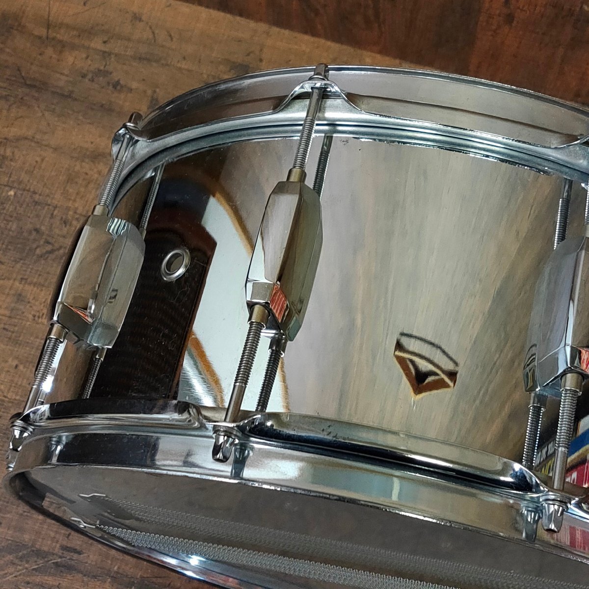 Peal パール Steel Shell スチールシェル スネアドラム 打楽器 102804/SR21M_画像6