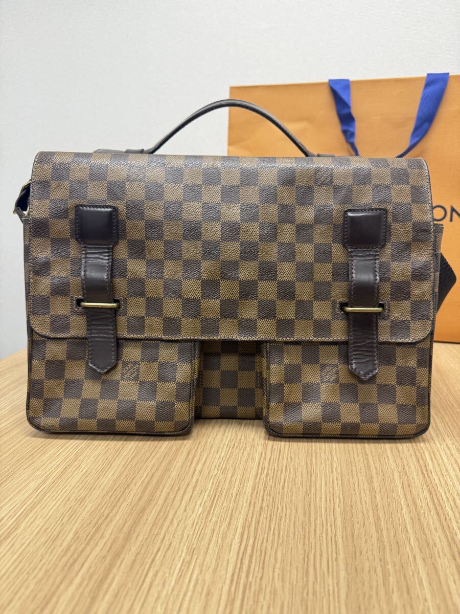 ルイヴィトン LOUIS VUITTON ショルダーバッグ 2WAY 美品 鞄 VUITTON ダミエ_画像2