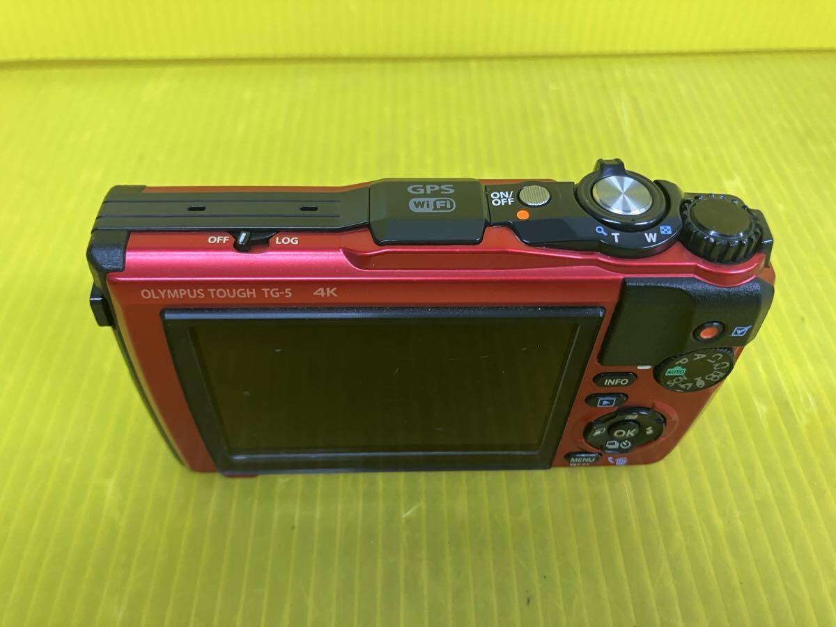 WYA106 OLYMPUS Tough TG-5 4.5-18.0mm 1:2.0-4.9 オリンパス コンパクトデジタルカメラ デジカメ シリコンケース付属 中古品_画像6