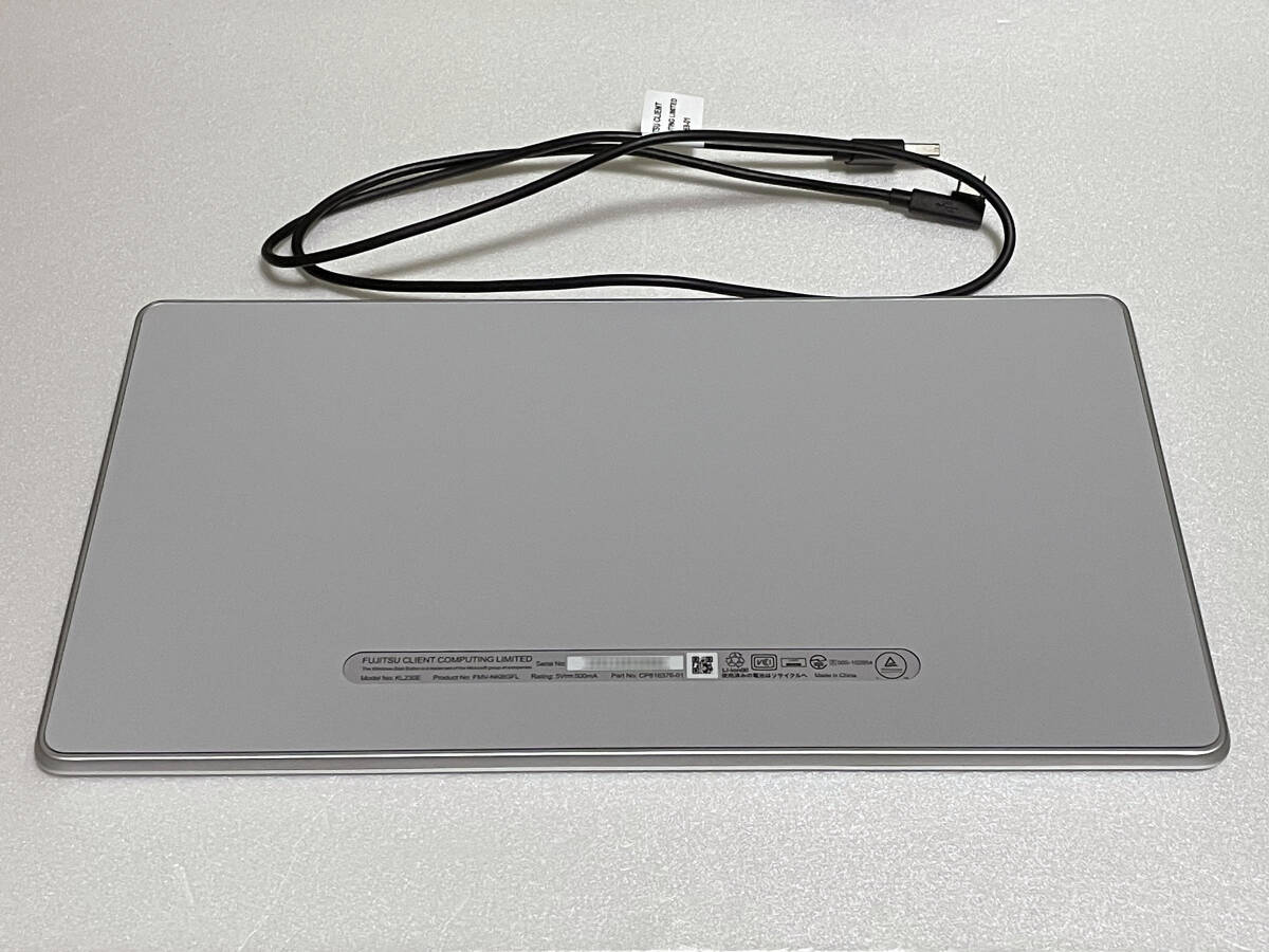 (ジャンク) 富士通 LIFEBOOK UH Keyboard Light Silver_画像2