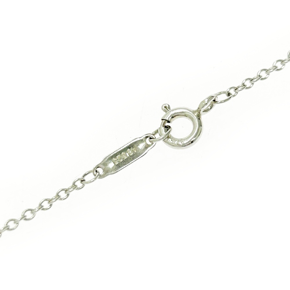 TIFFANY&Co. ティファニー シルバー 1837 インターロッキング サークル 4連 ネックレス 13.1g 925/METAL刻印 496345 ネックレス_画像7