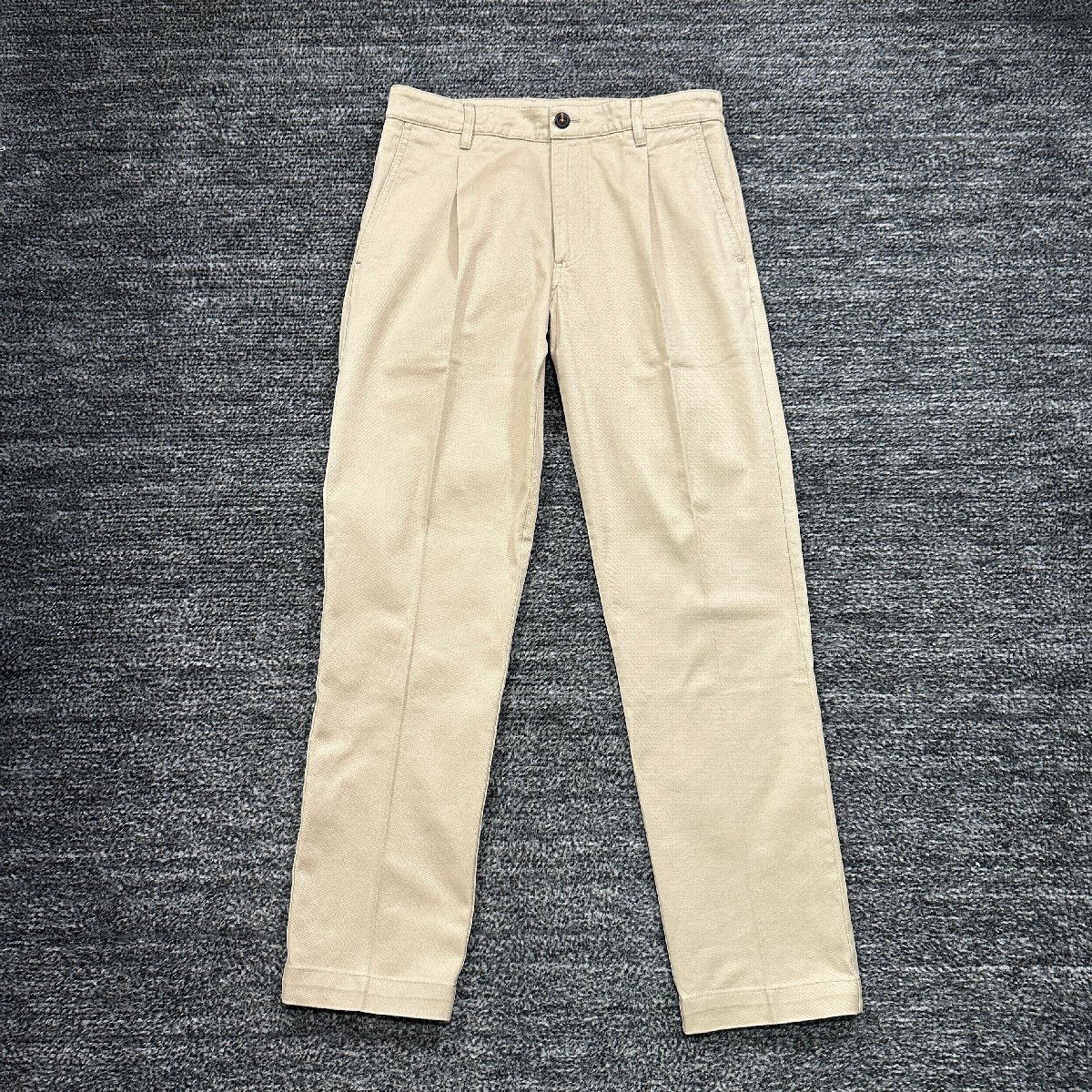 美品 INCOTEX City EDITION スラックス ベージュ 44 インコテックス シティ エディション パンツ_画像1