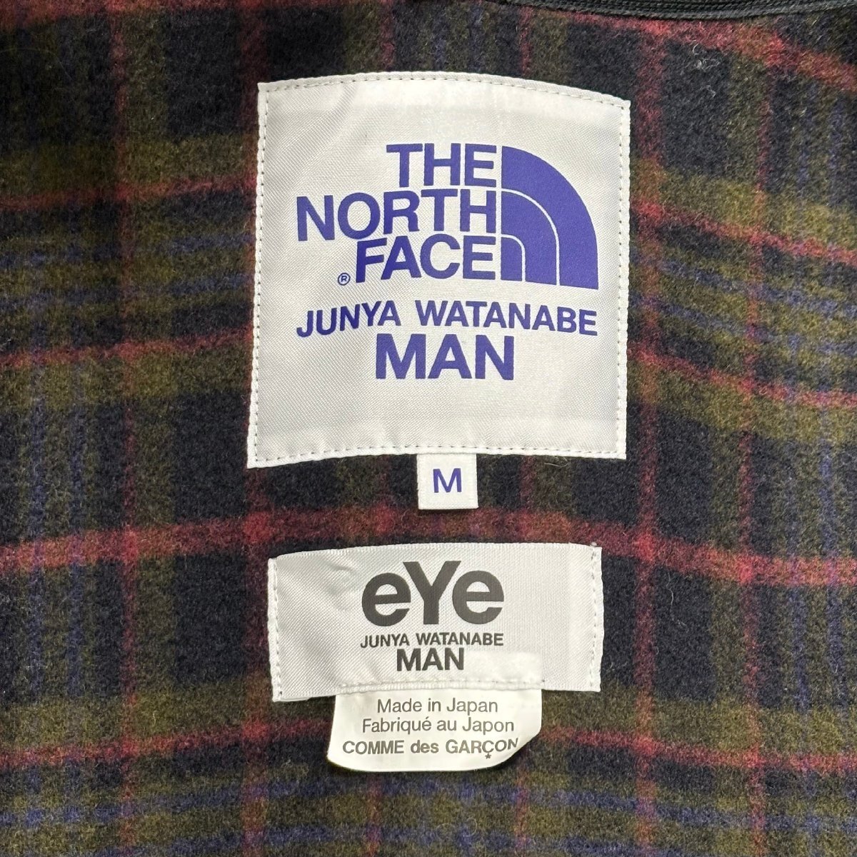eYe JUNYA WATANABE MAN / THE NORTH FACE WOOL TRANS ANTARCTICA JACKET NAVY M ジュンヤワタナベ ノースフェイス アンタークティカ_画像5