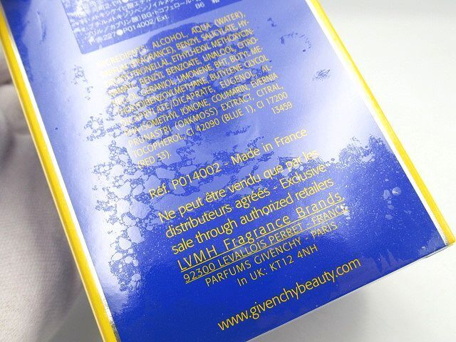 ☆未開封 未使用 GIVENCHY ジバンシー ジバンシイ INSENSE ULTRAMARINE ウルトラマリン オーデトワレ 100ml フレグランス 香水 メンズ☆_画像8