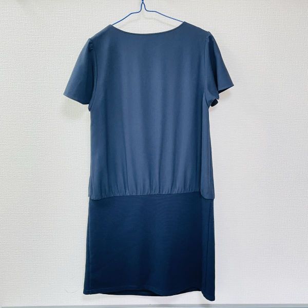 同梱可【374】DMky-10.4/LOVEMIC マタニティワンピース ネイビー　_画像2
