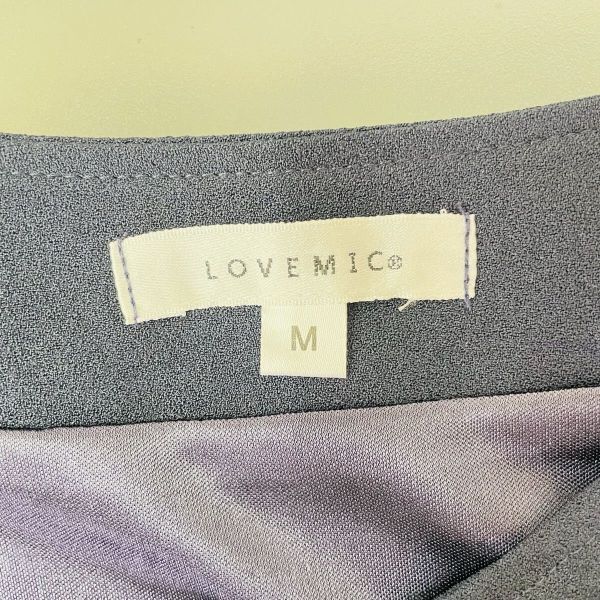 同梱可【374】DMky-10.4/LOVEMIC マタニティワンピース ネイビー　_画像3