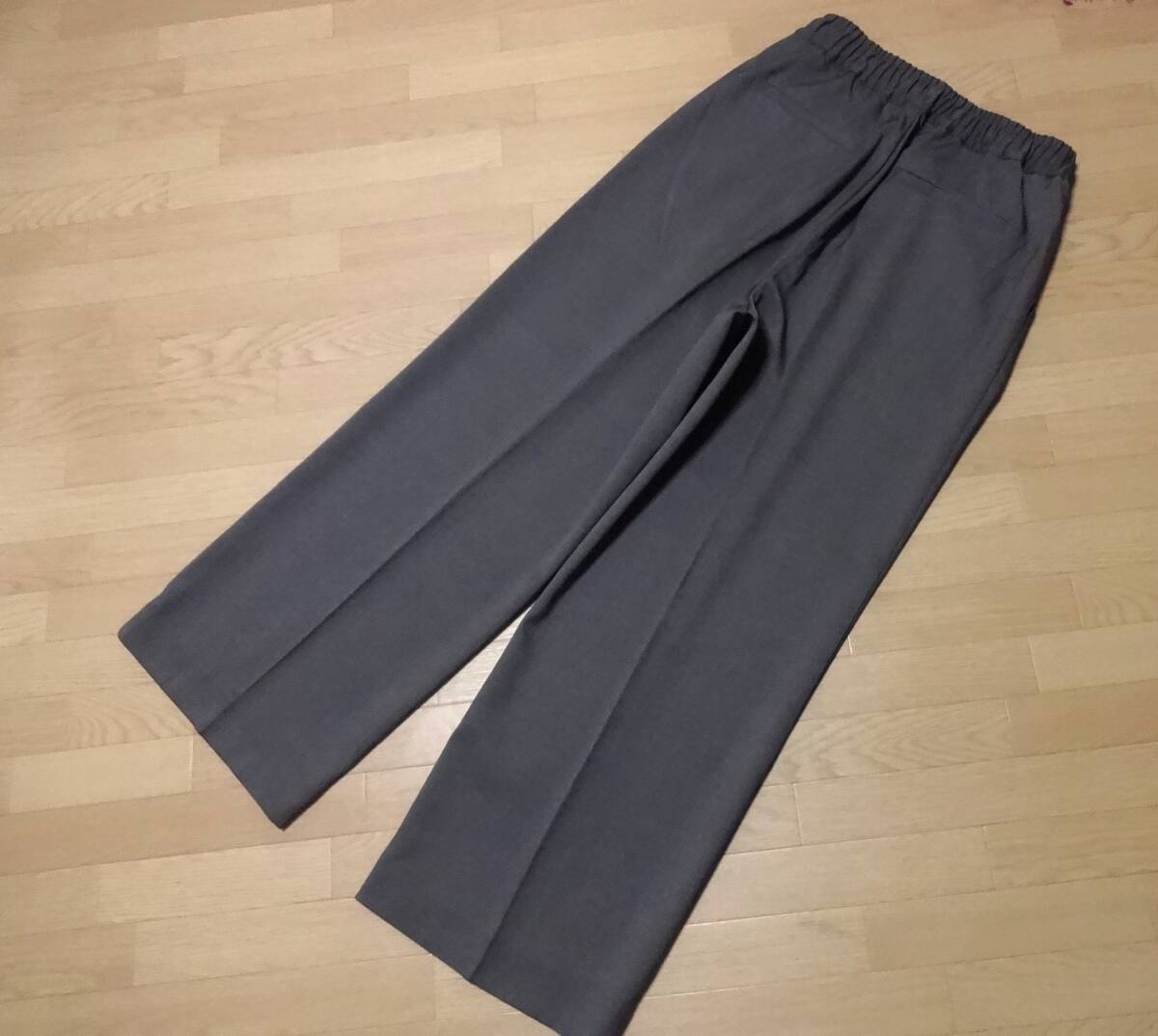 ワールド♪【OPAQUE CLIP】グレイストレッチパンツ36★新品♪_画像4