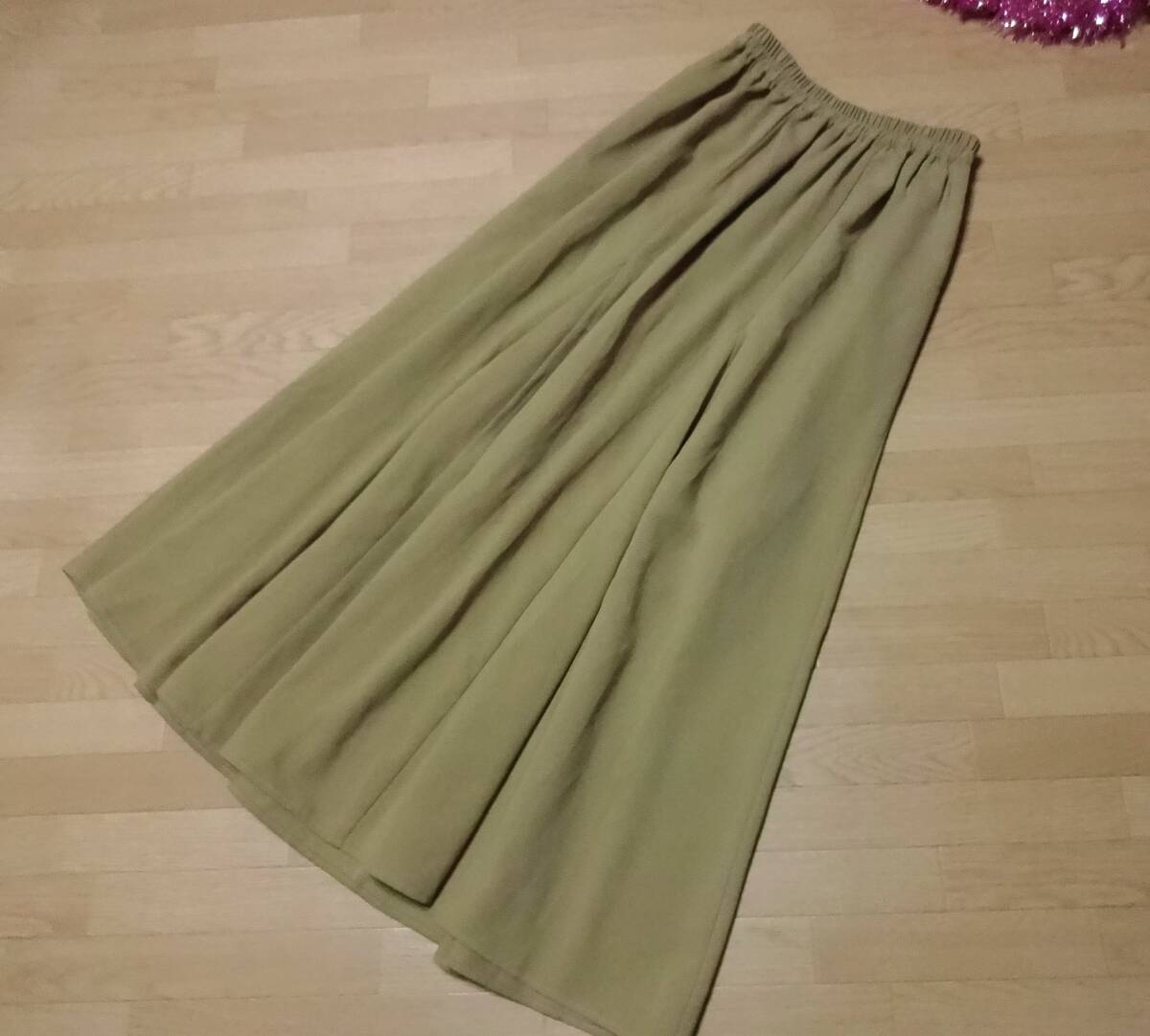 【URBAN RESEARCH】ベージュロングスカートF★アーバンリサーチ★新品同様♪_画像4