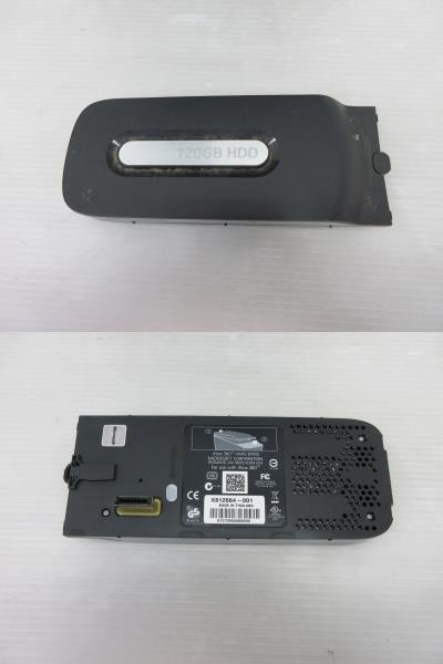 静★XBOX360/120GB/本体/ワイヤレスコントローラー/アダプター/ヘッドセット/ケーブル/ジャンク品　※LANケーブル欠品　M-2276★_画像5