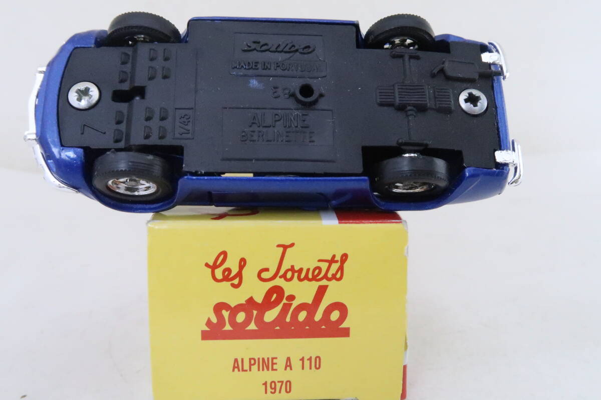 solido HACHETTE ALPINE RENAULT A110 alpine Renault с ящиком 1/43 Portugal производства romi