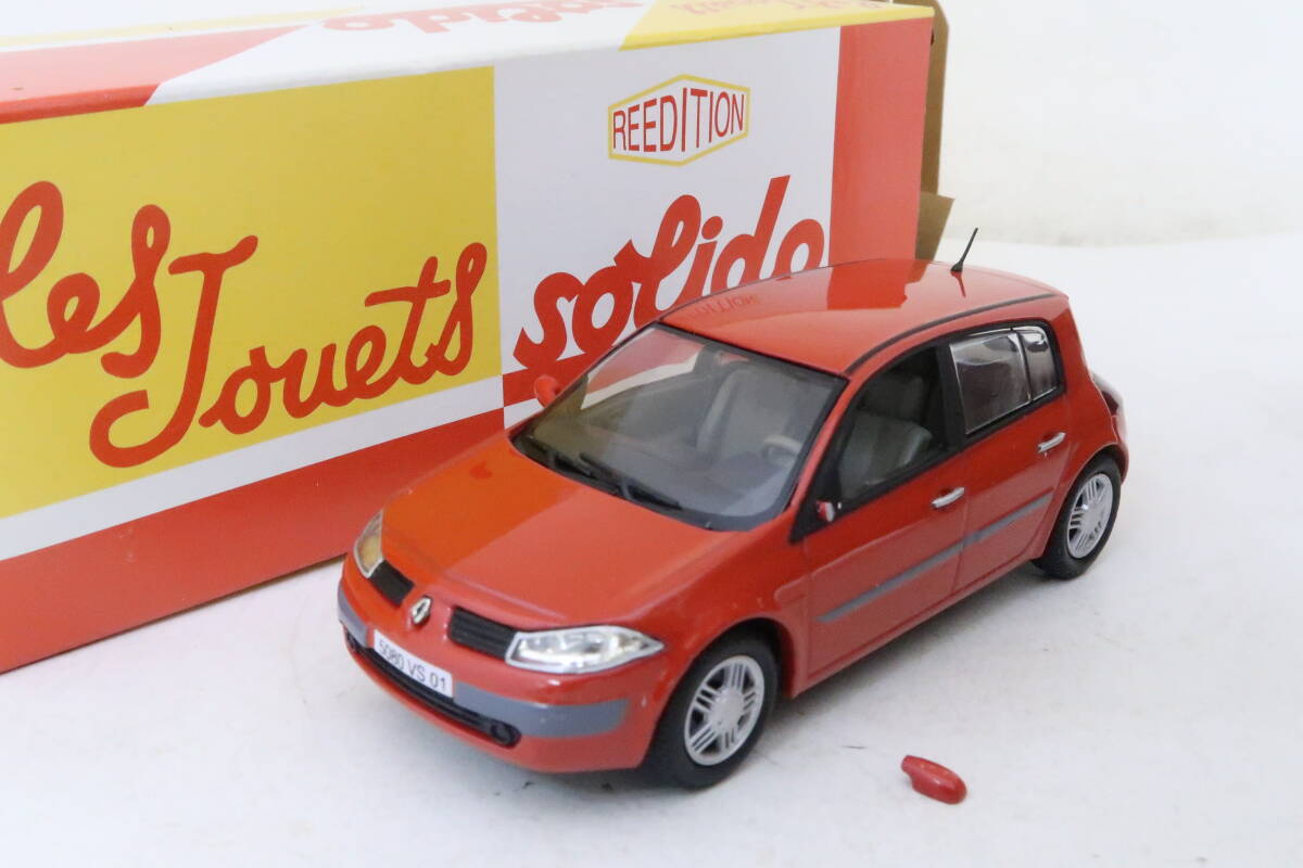 solido HACHETTE RENAULT MEGANE Renault Megane 2003 дефект иметь с ящиком 1/43 ящик 
