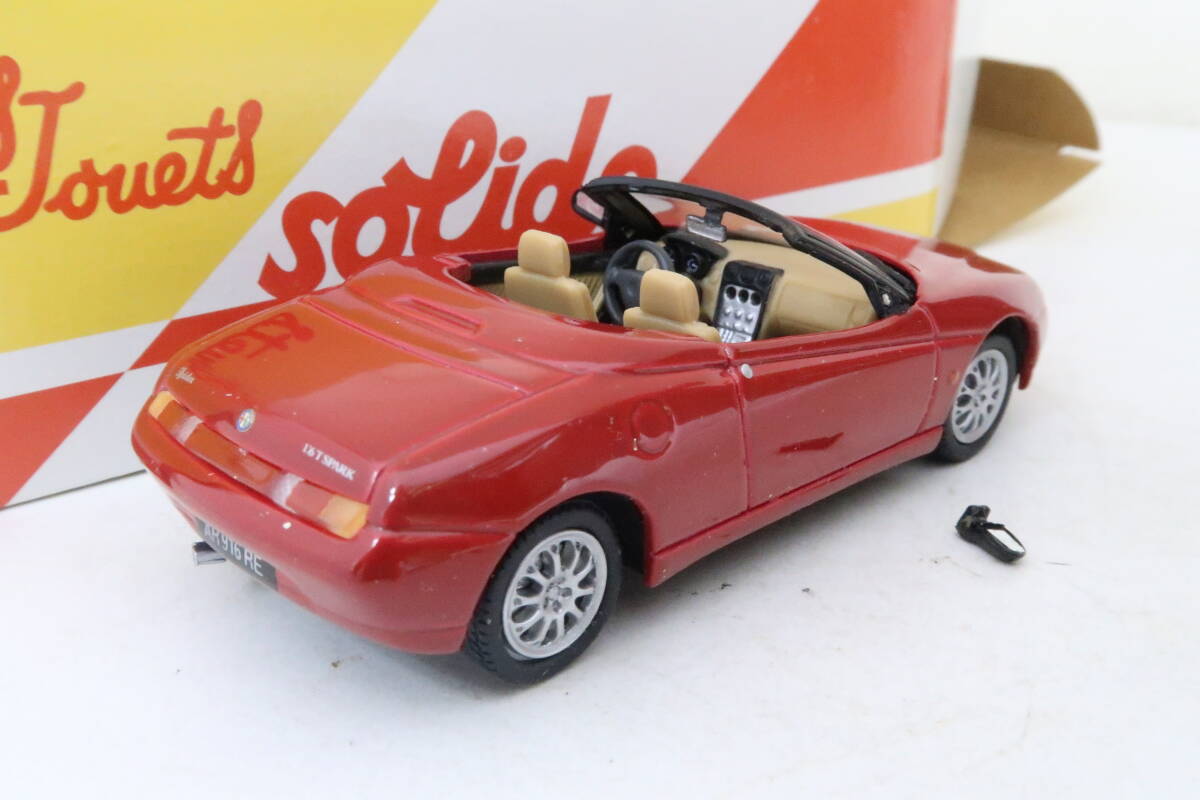 solido HACHETTE ALFA ROMEO SPIDER 1999 Alpha Romeo Spider дефект иметь с ящиком 1/43 - mi