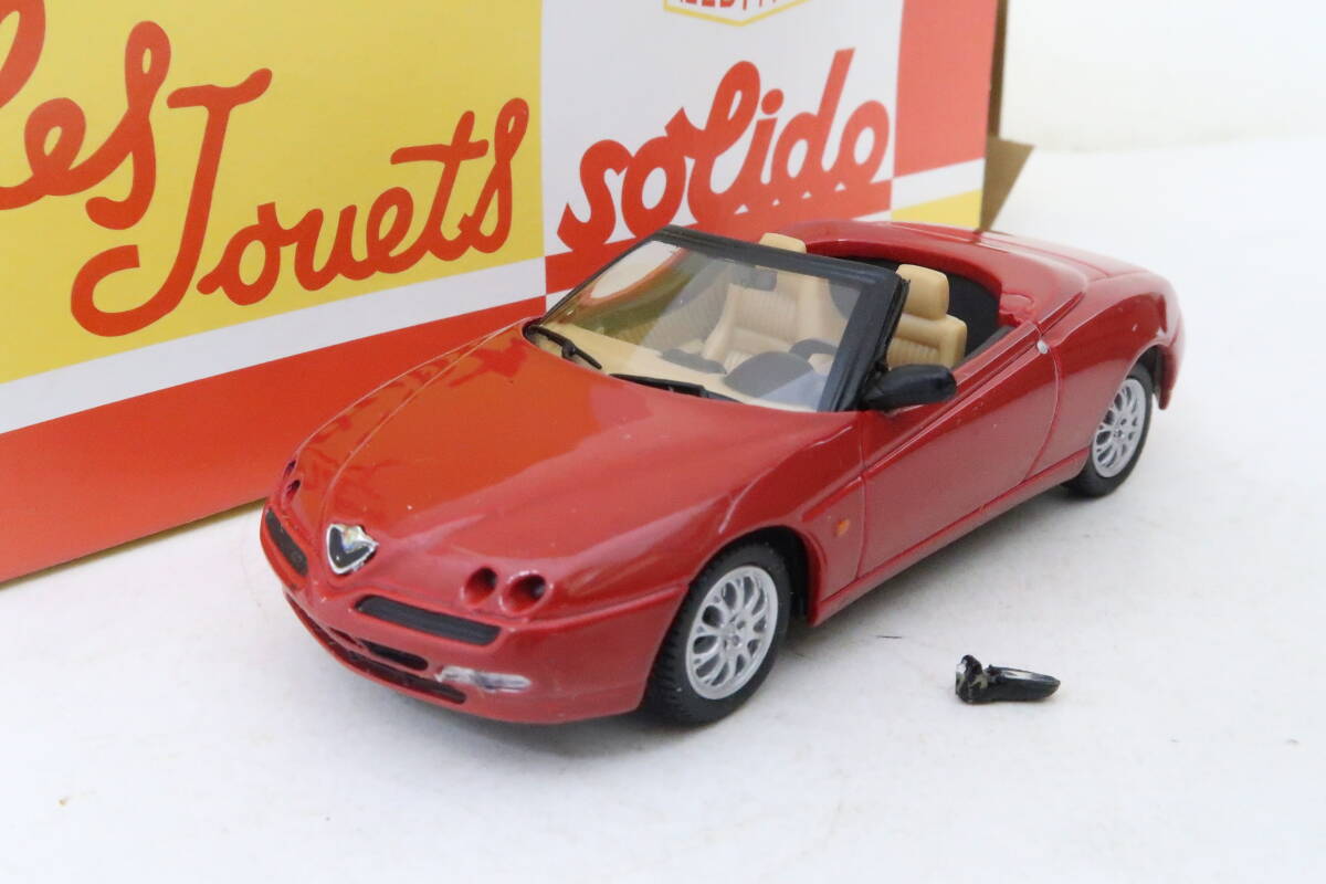 solido HACHETTE ALFA ROMEO SPIDER 1999 Alpha Romeo Spider дефект иметь с ящиком 1/43 - mi