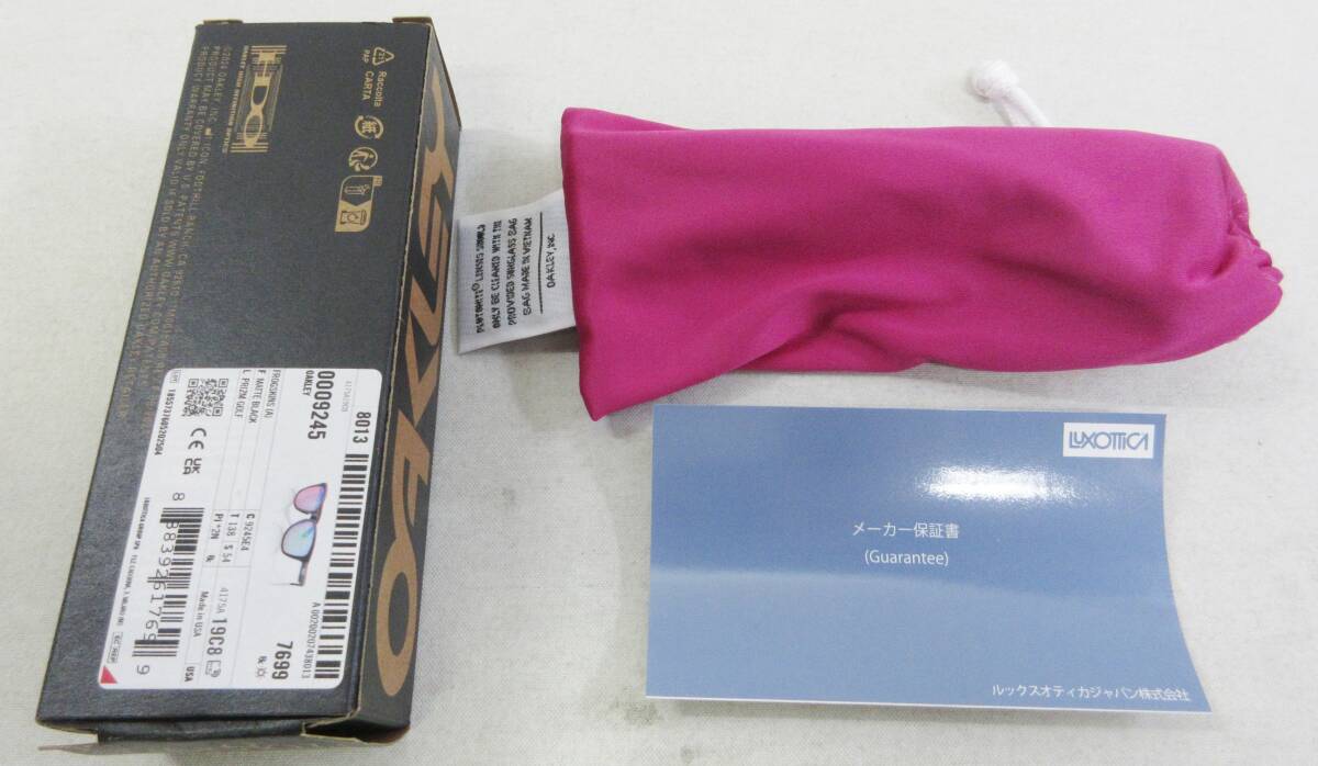 *②*OAKLEY*0OO9245*Frogskins Asian Fit*Matte Black*Prizm Golf* стандартный товар * оригинальная коробка есть *
