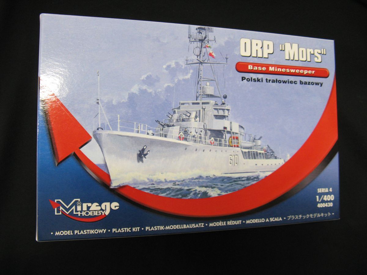 ■　ミラージュ　1/400 ポーランド海軍　モルス 掃海艇　　■_画像1