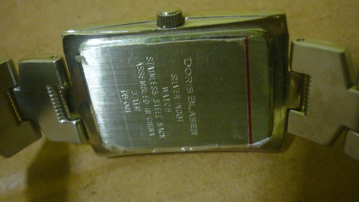 DORIS BLASER 3針腕時計　FineSilver文字盤_画像8