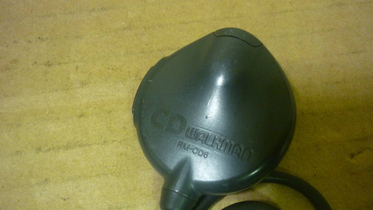 ソニー　CDウォークマン用リモコン　RM-CD6　ジャンク_画像4