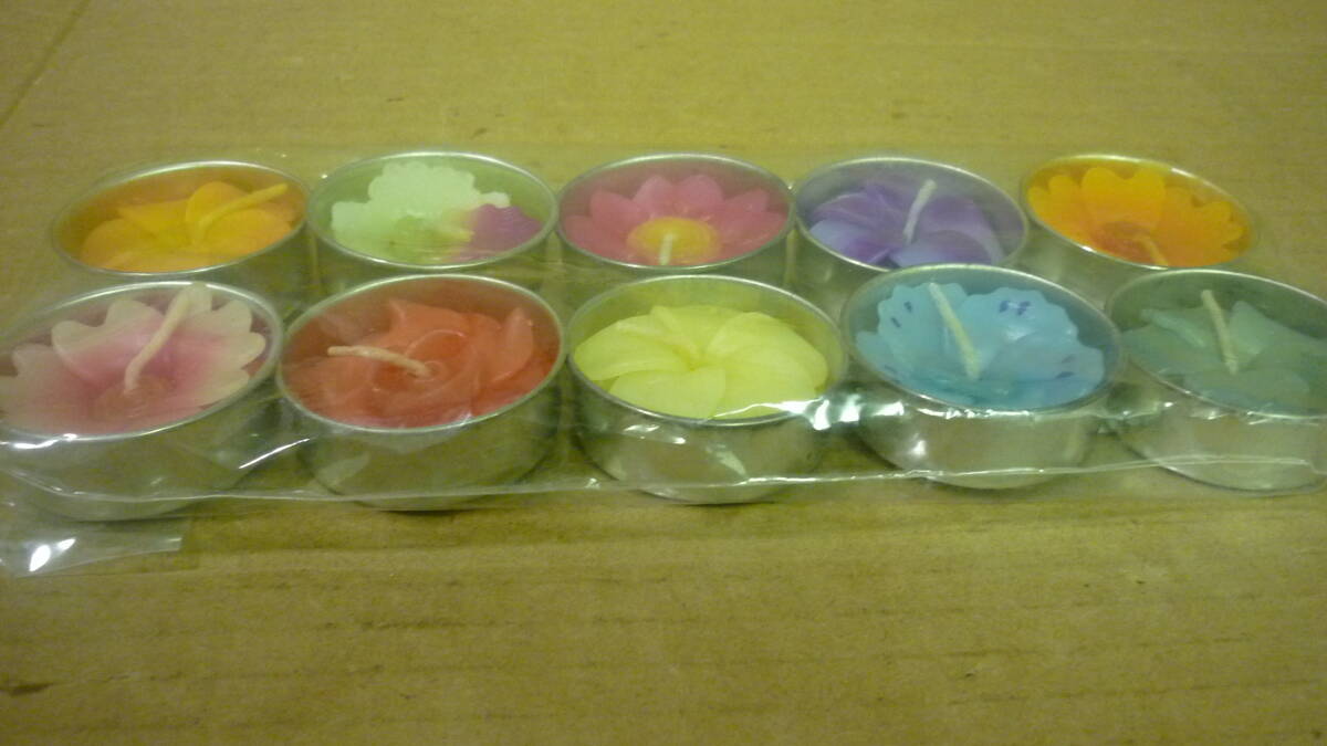 フラワーキャンドル　10個入り_画像2