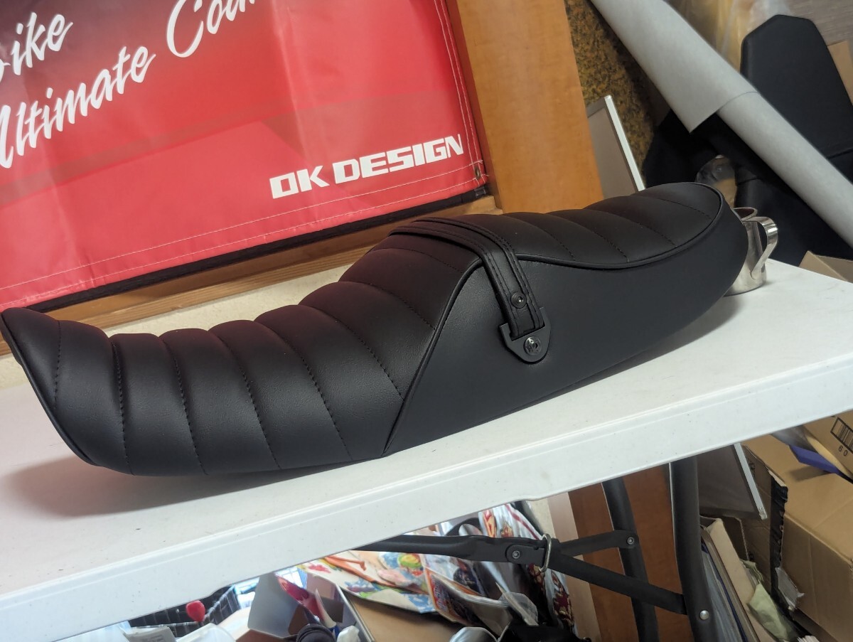 　ハイグレードタイプ！Z900RS 張り替えセット＋前側T-NET埋込 ＋ロゴ入れ　高品質パンチングメッシュ　黒Ｚ２金具　モコモコ15mm仕様_画像8