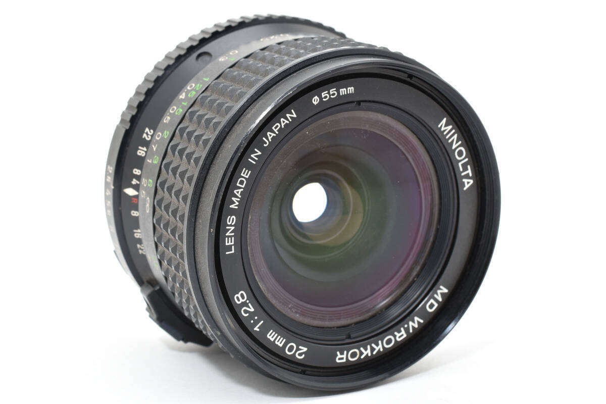 ミノルタ MINOLTA MD W.ROKKOR 20mm F2.8 13219_画像3