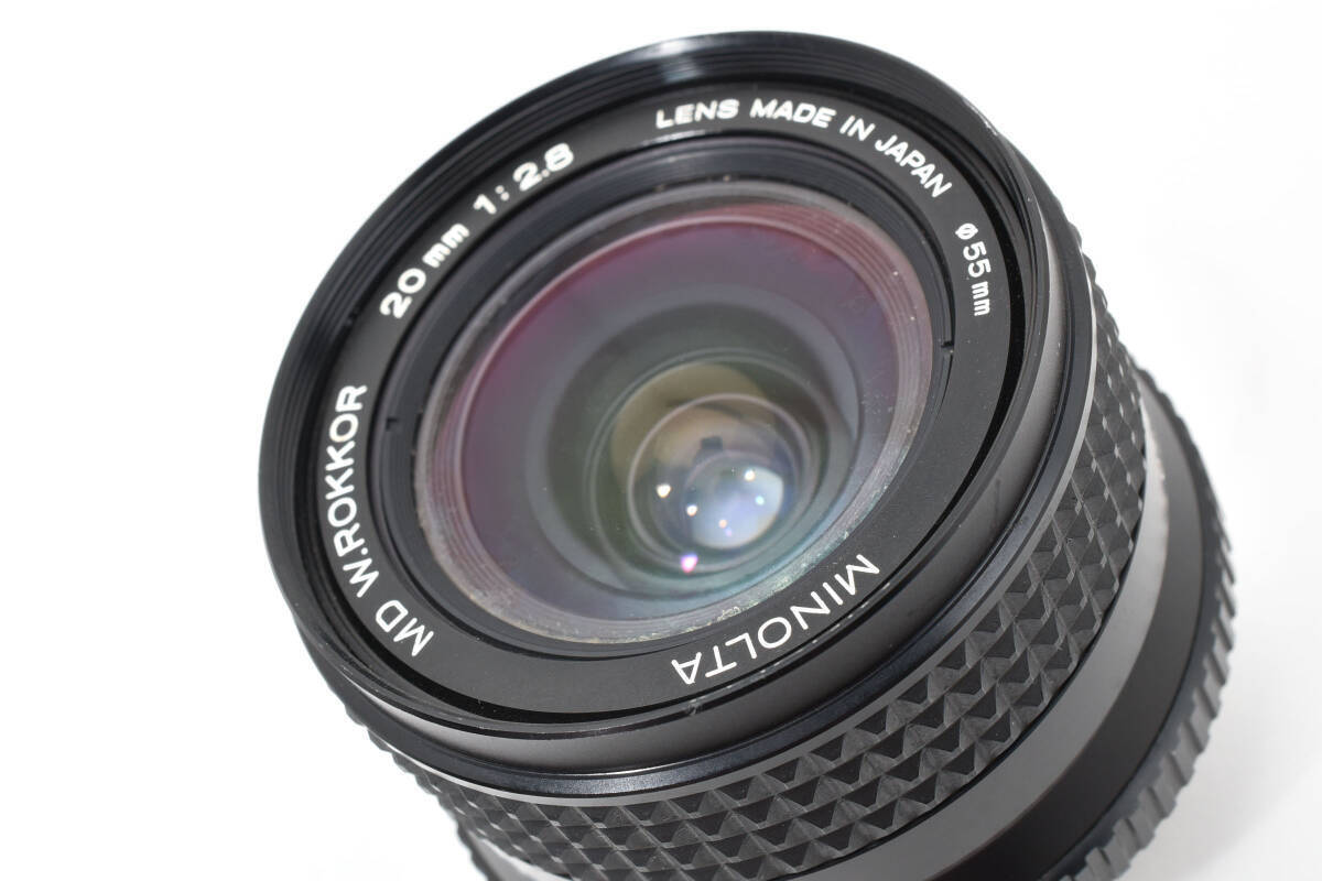 ミノルタ MINOLTA MD W.ROKKOR 20mm F2.8 13219_画像9