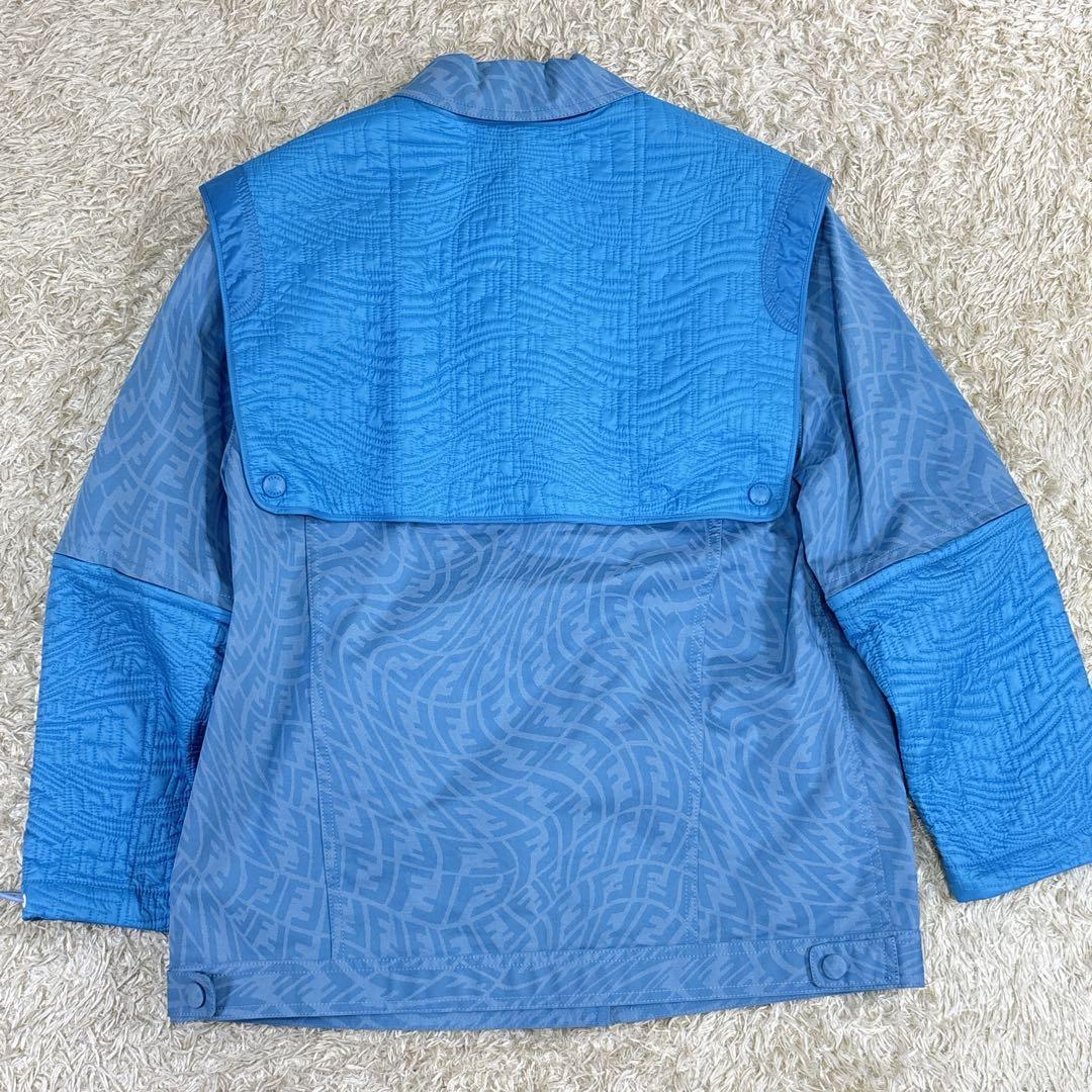  прекрасный товар FENDI Fendi Sarah Coleman Sara Coleman сотрудничество Zucca жакет свет внешний 2way FFva-tigoFF Vertigo редкий 