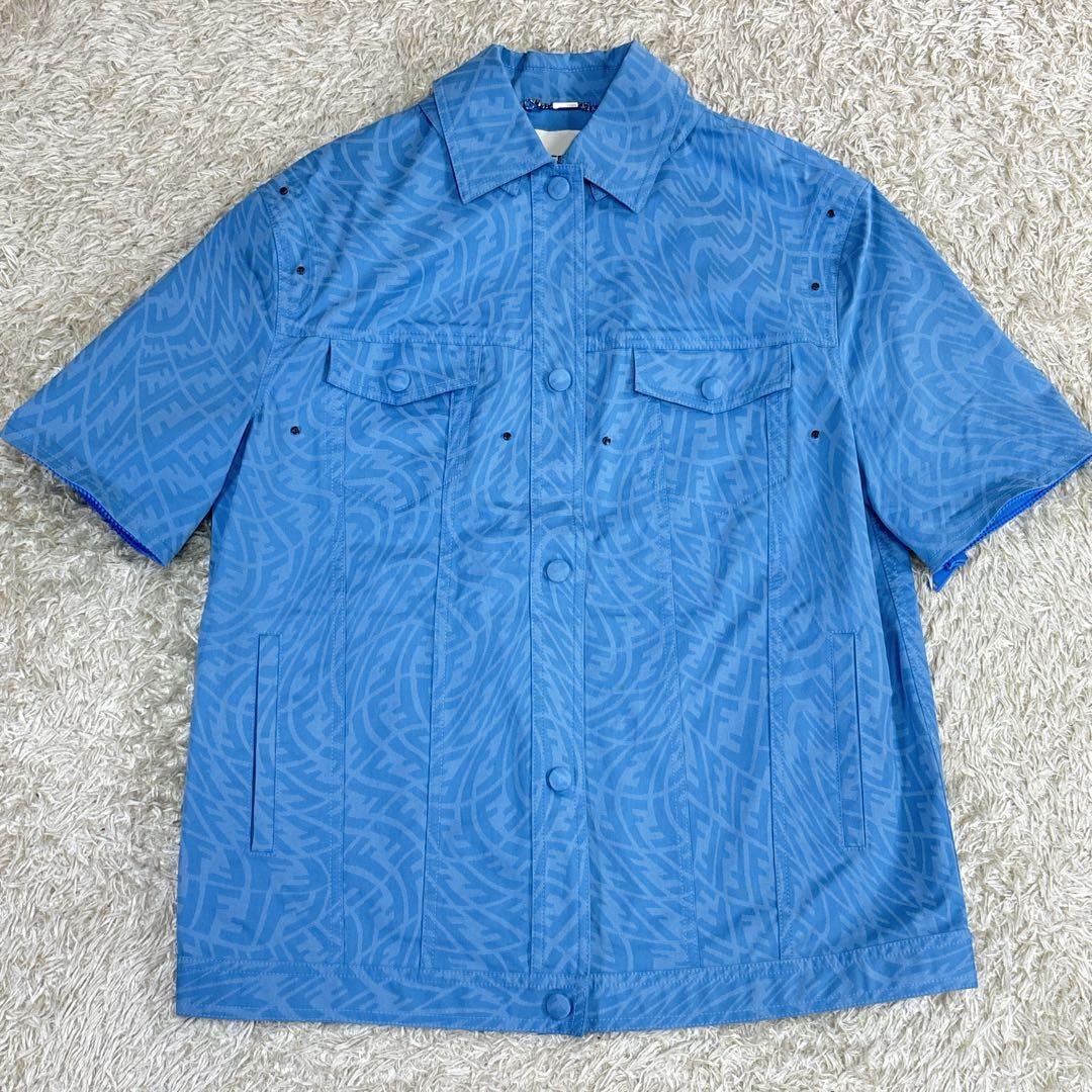  прекрасный товар FENDI Fendi Sarah Coleman Sara Coleman сотрудничество Zucca жакет свет внешний 2way FFva-tigoFF Vertigo редкий 