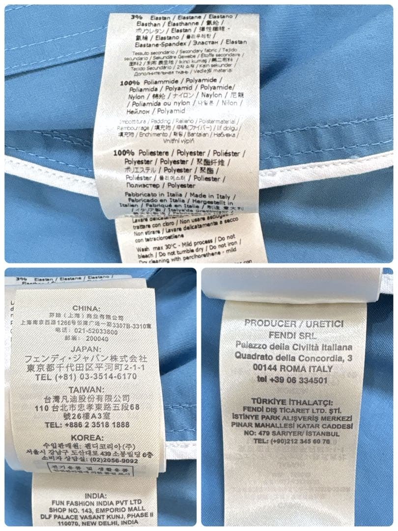  прекрасный товар FENDI Fendi Sarah Coleman Sara Coleman сотрудничество Zucca жакет свет внешний 2way FFva-tigoFF Vertigo редкий 