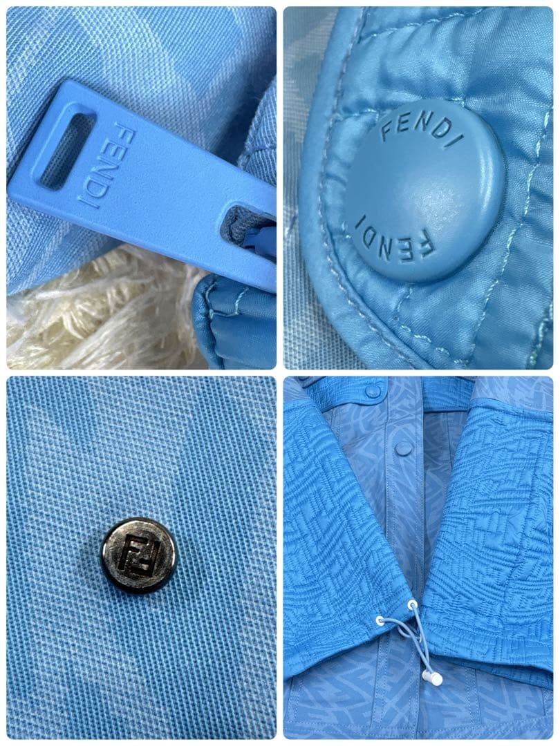 прекрасный товар FENDI Fendi Sarah Coleman Sara Coleman сотрудничество Zucca жакет свет внешний 2way FFva-tigoFF Vertigo редкий 