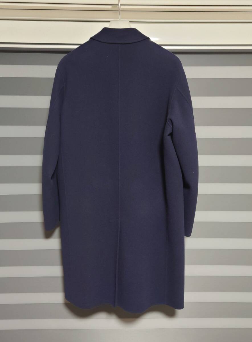 エディフィス　EDIFICE ステンカラーコート　L　ネイビー_画像2