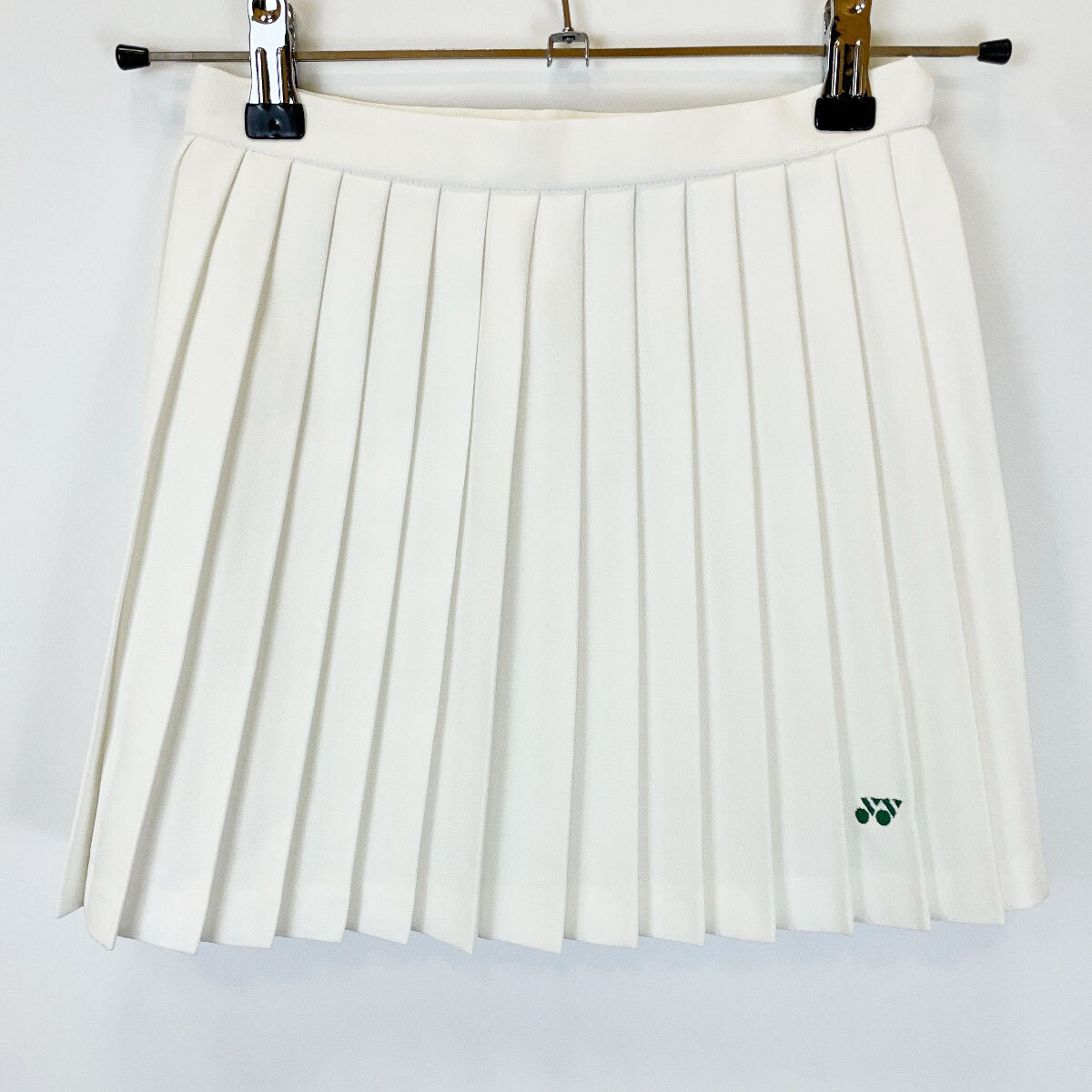【中古】ヨネックス プリーツ スコート ※サイズ表記なし ホワイト レディース YONEX スカート テニスウェア_画像1