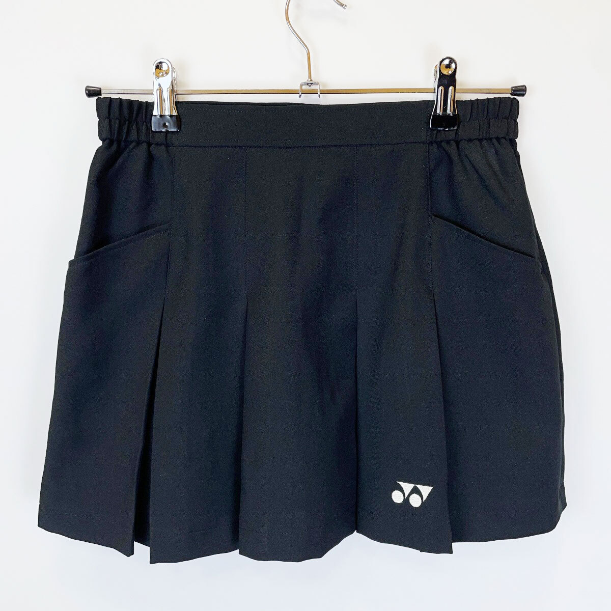 【中古】ヨネックス プリーツ スコート W67 ブラック レディース YONEX スカート テニスウェア_画像4